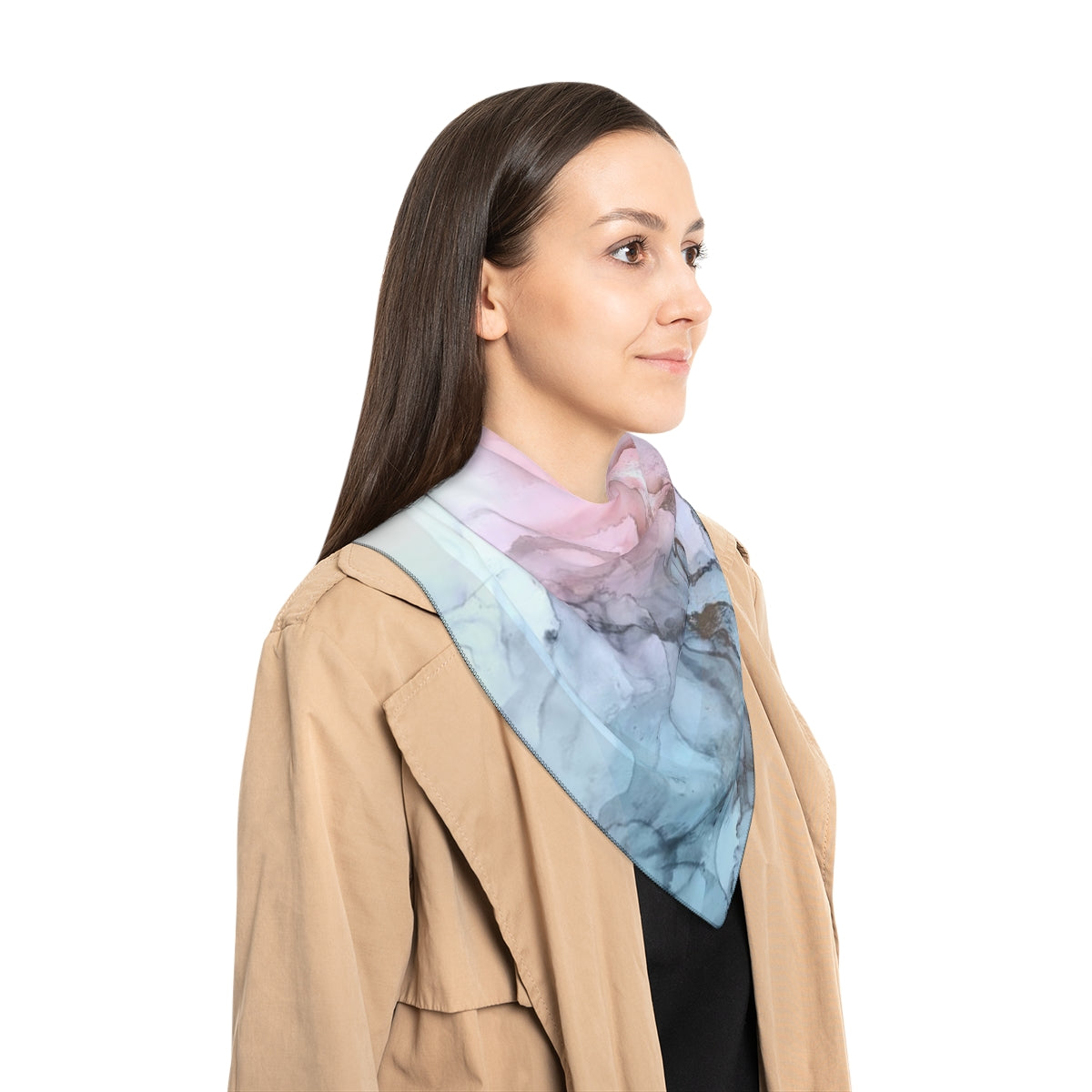 "Dainty Blooming" - Poly Scarf
