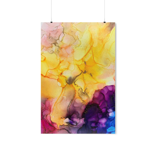 "Daffodil Patch" - Spring Magic Collection - Matte Vertical Poster