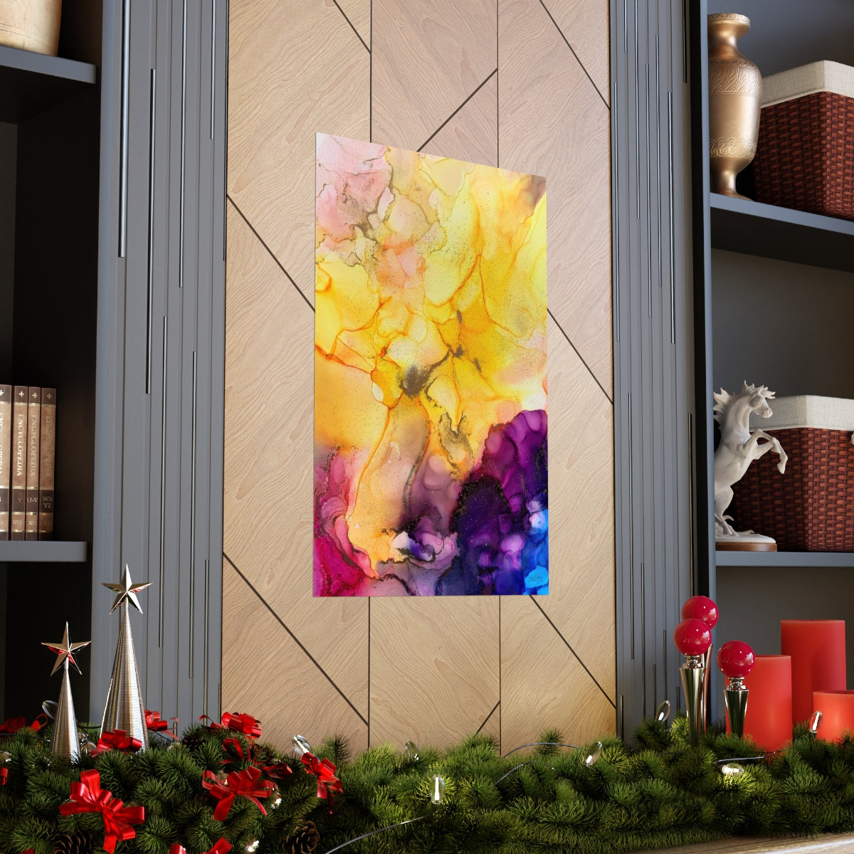 "Daffodil Patch" - Spring Magic Collection - Matte Vertical Poster