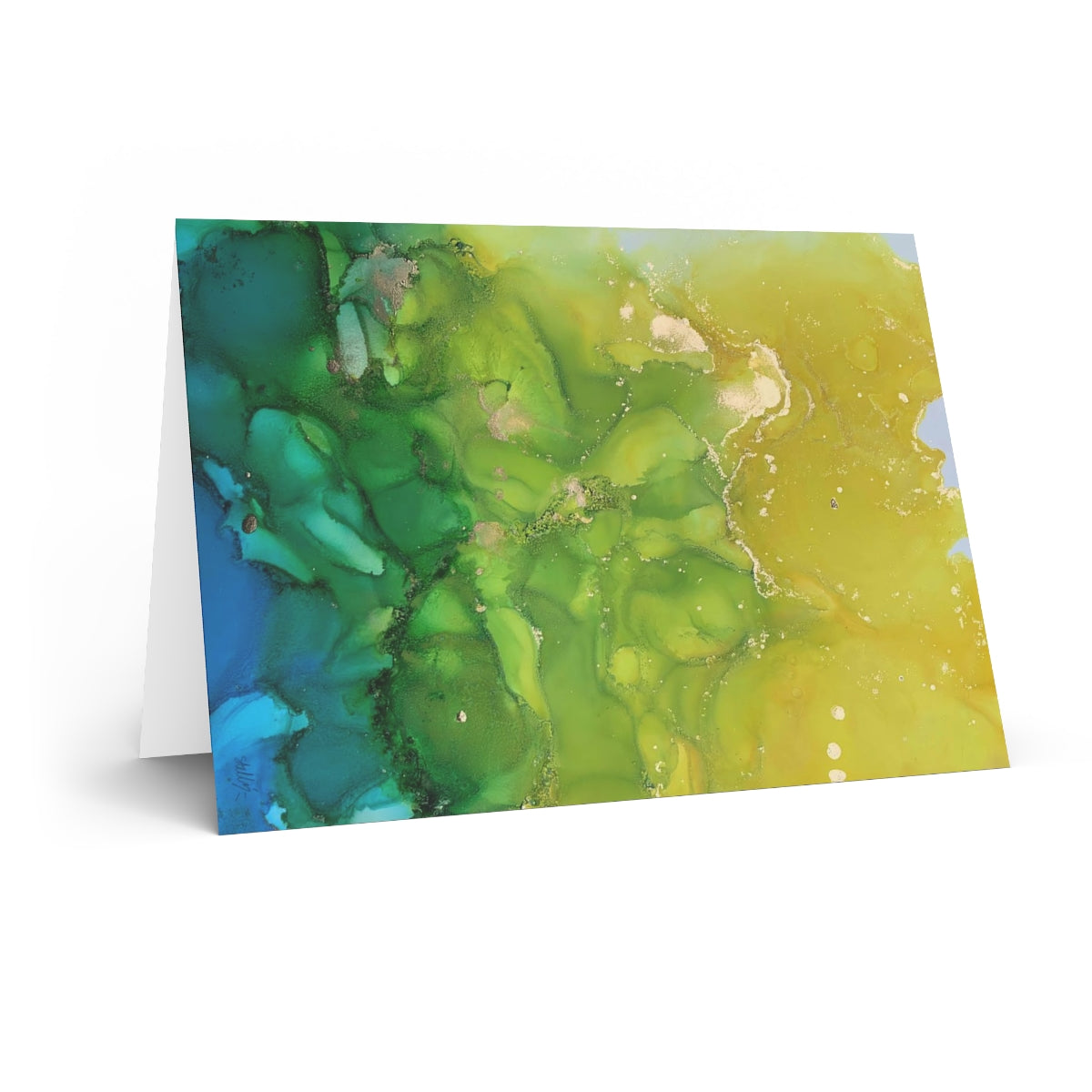 "Buttercup Fields" Folded Greeting Card