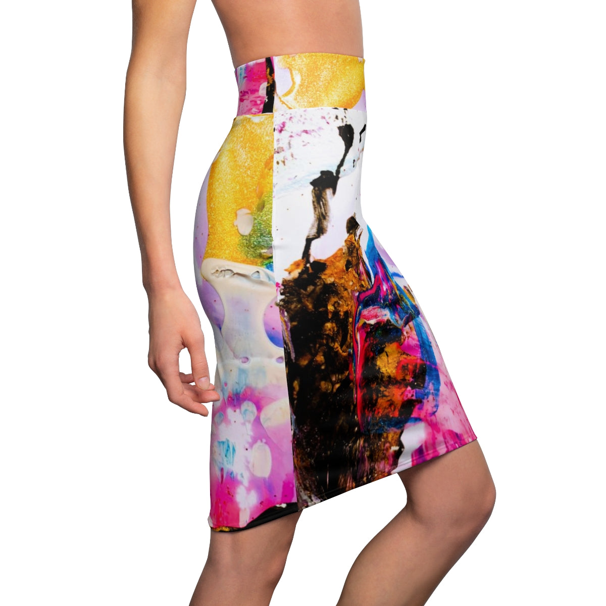 "Emerging Palette" Women's Pencil Skirt