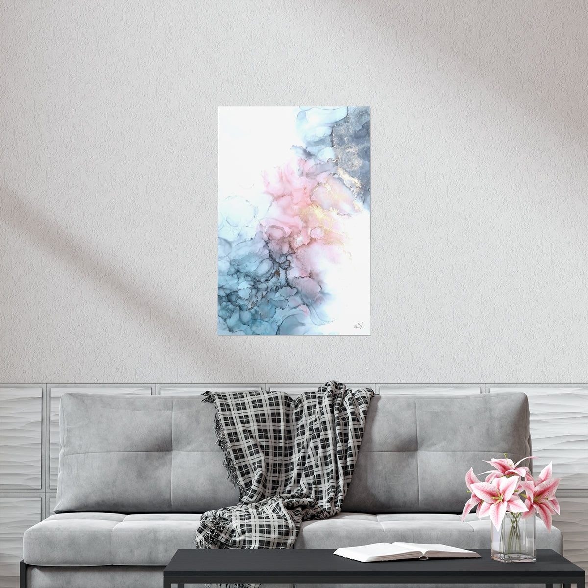 "Dainty Blooming" - Spring Magic Collection - Matte Vertical Poster