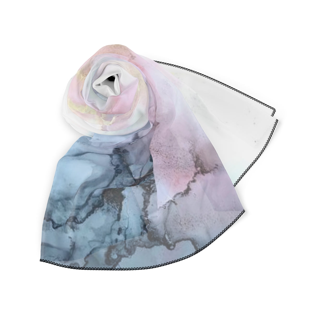 "Dainty Blooming" - Poly Scarf
