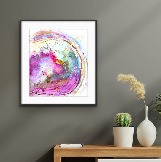 "Pink Galaxy" - Original Painting