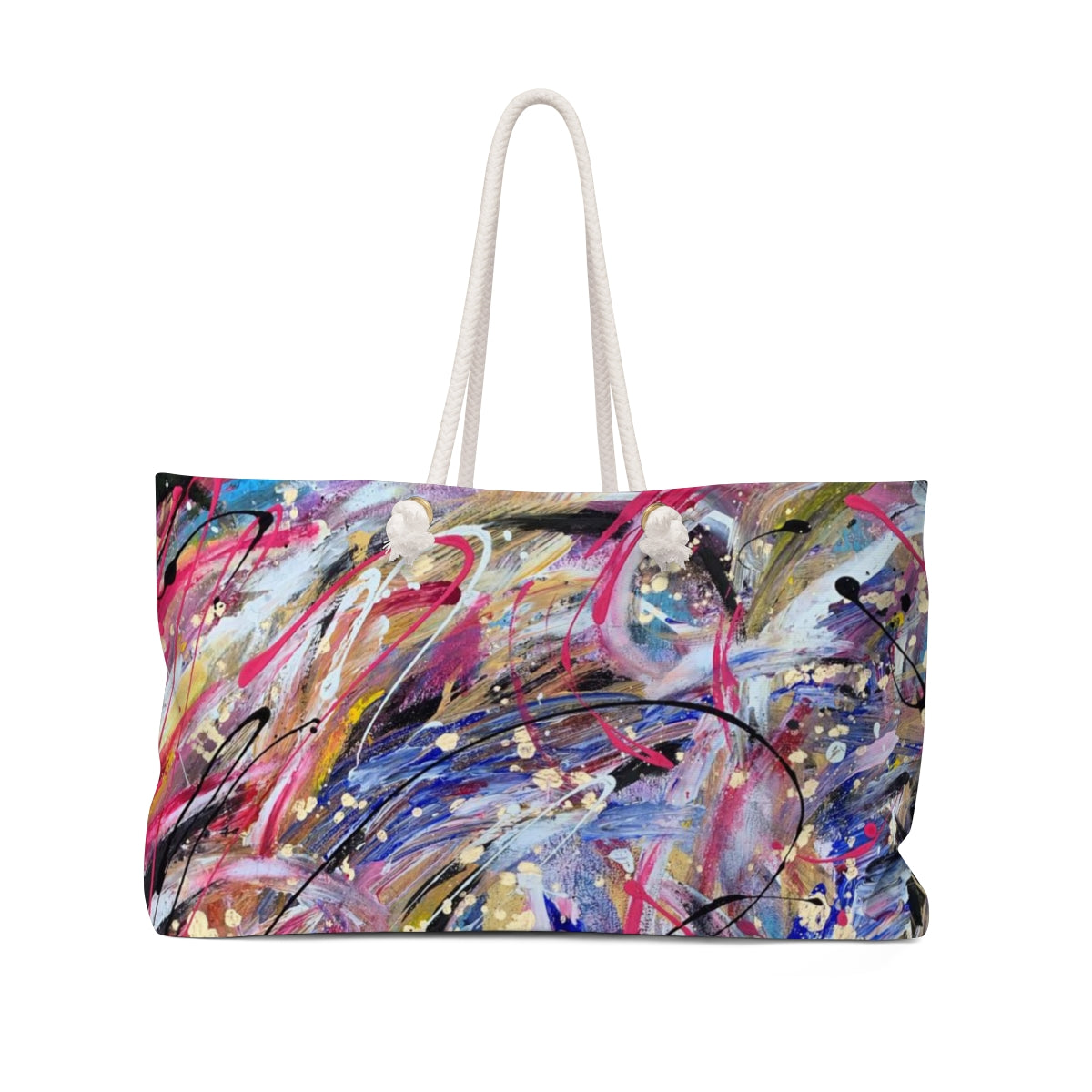 "Maybe Alchemy is a Bubbly Jumble" Weekender Bag