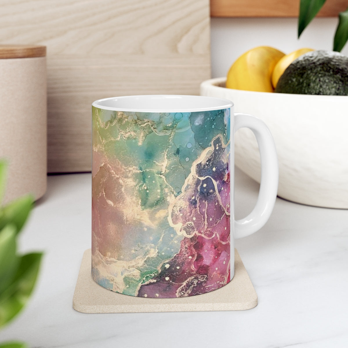 "Twirling through Galaxies" Ceramic Mug 11oz