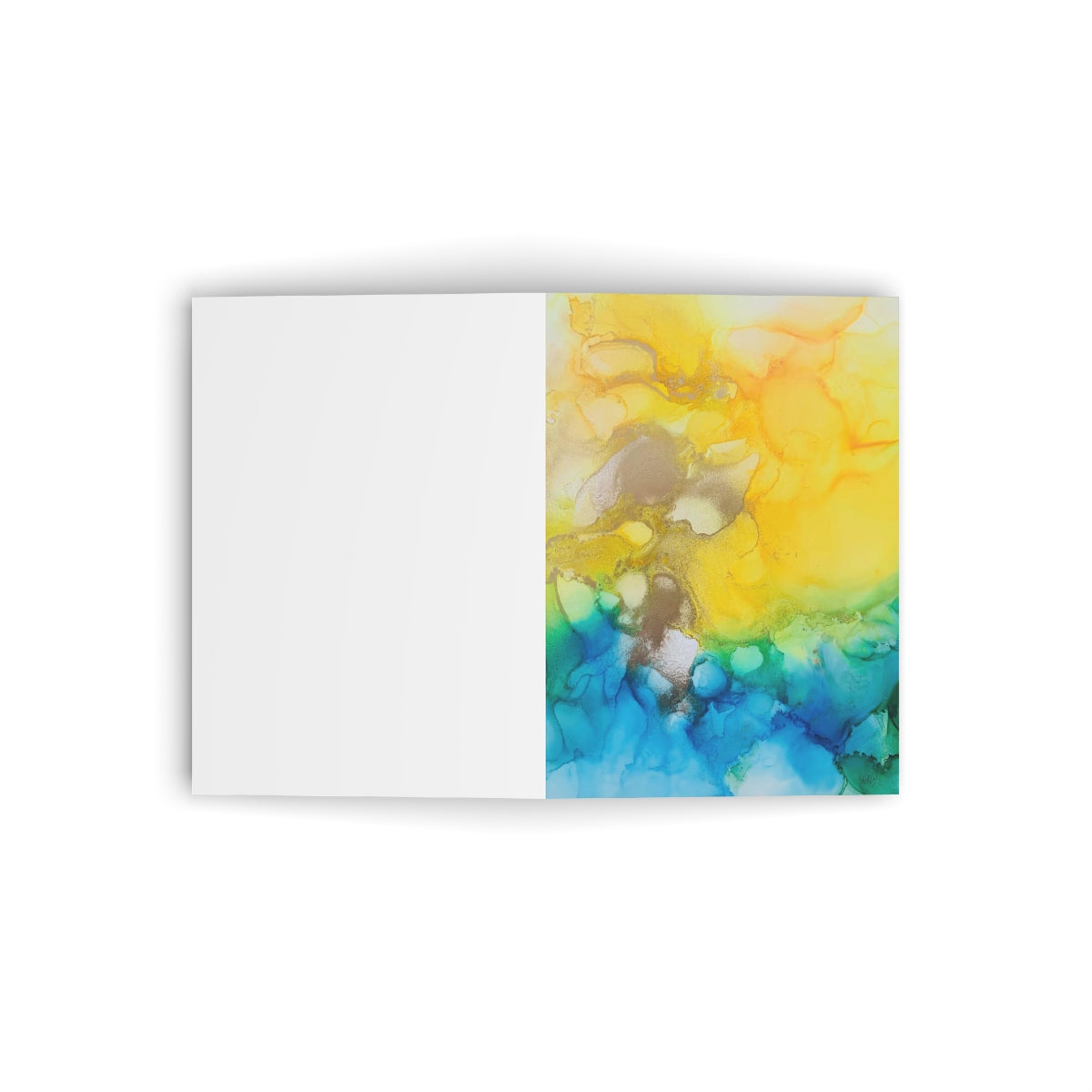 "Sun Shower" Folded Greeting Card