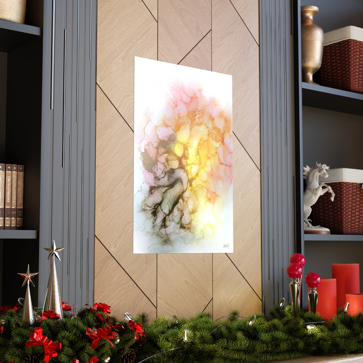"Sun Through The Clouds" - Spring Magic Collection - Matte Vertical Poster