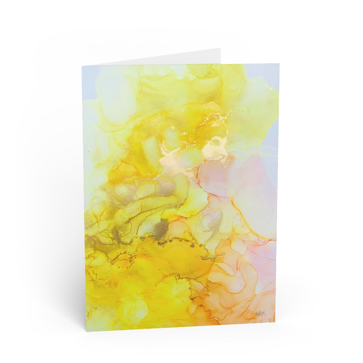 "Pixie Bloom" Folded Greeting Card