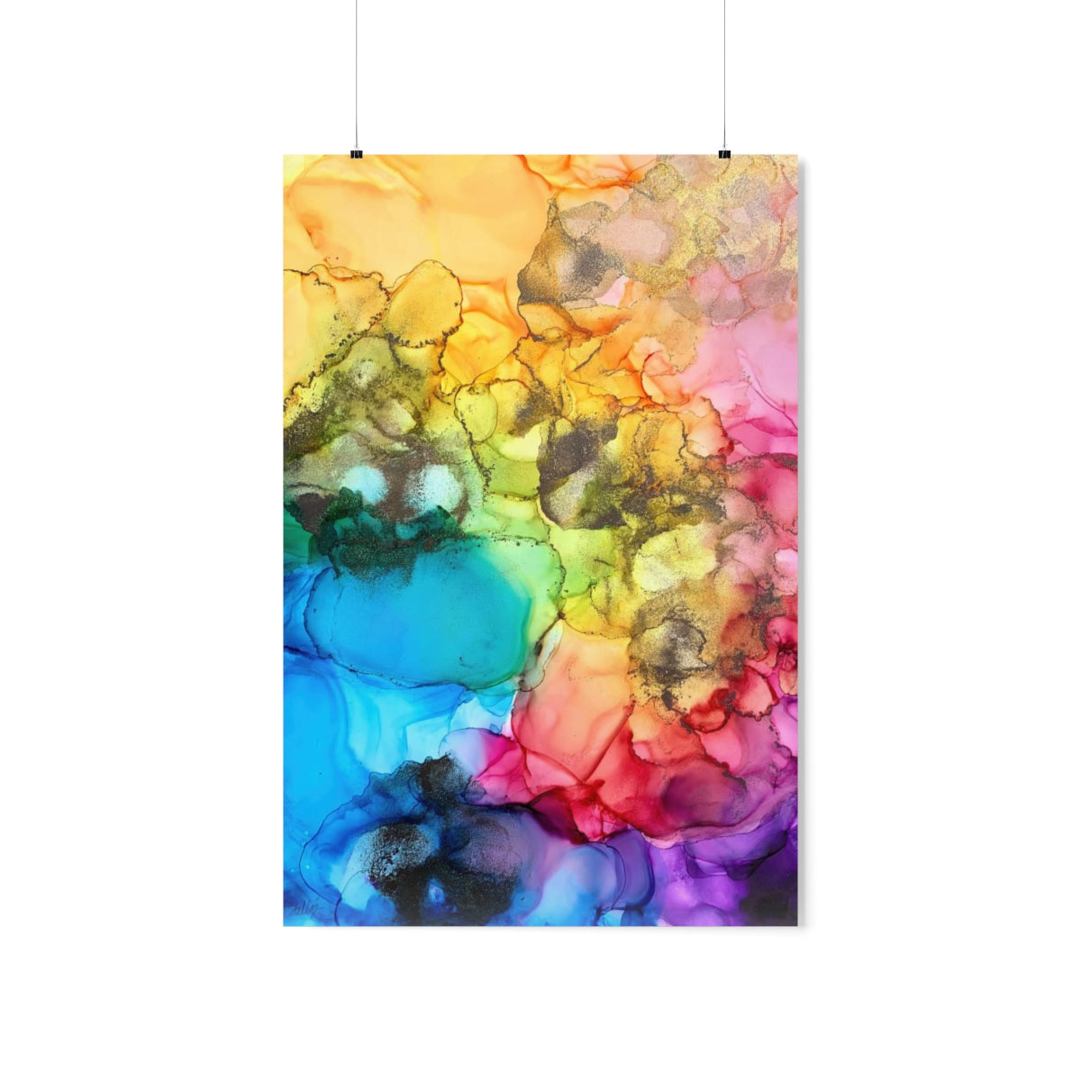 "Rainbloom" - Spring Magic Collection - Matte Vertical Poster