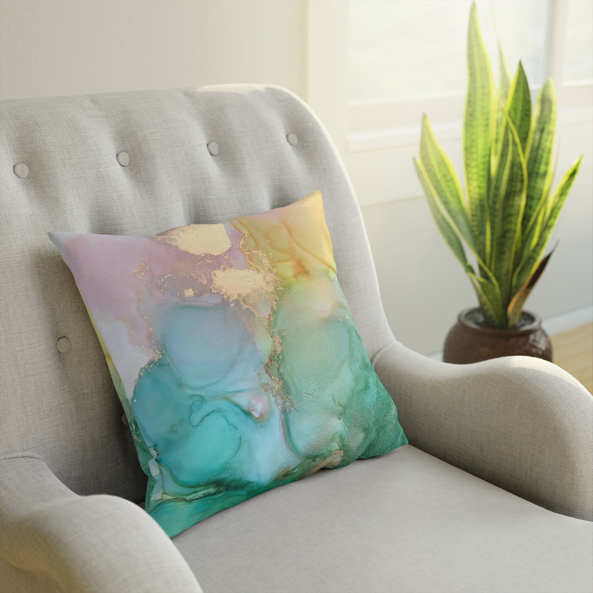 "Ethereal Bloom" Cushion