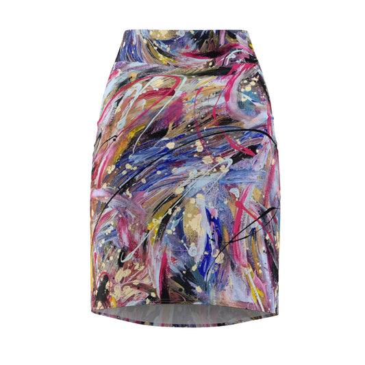 "Maybe Alchemy is a Bubbly Jumble" Women's Pencil Skirt